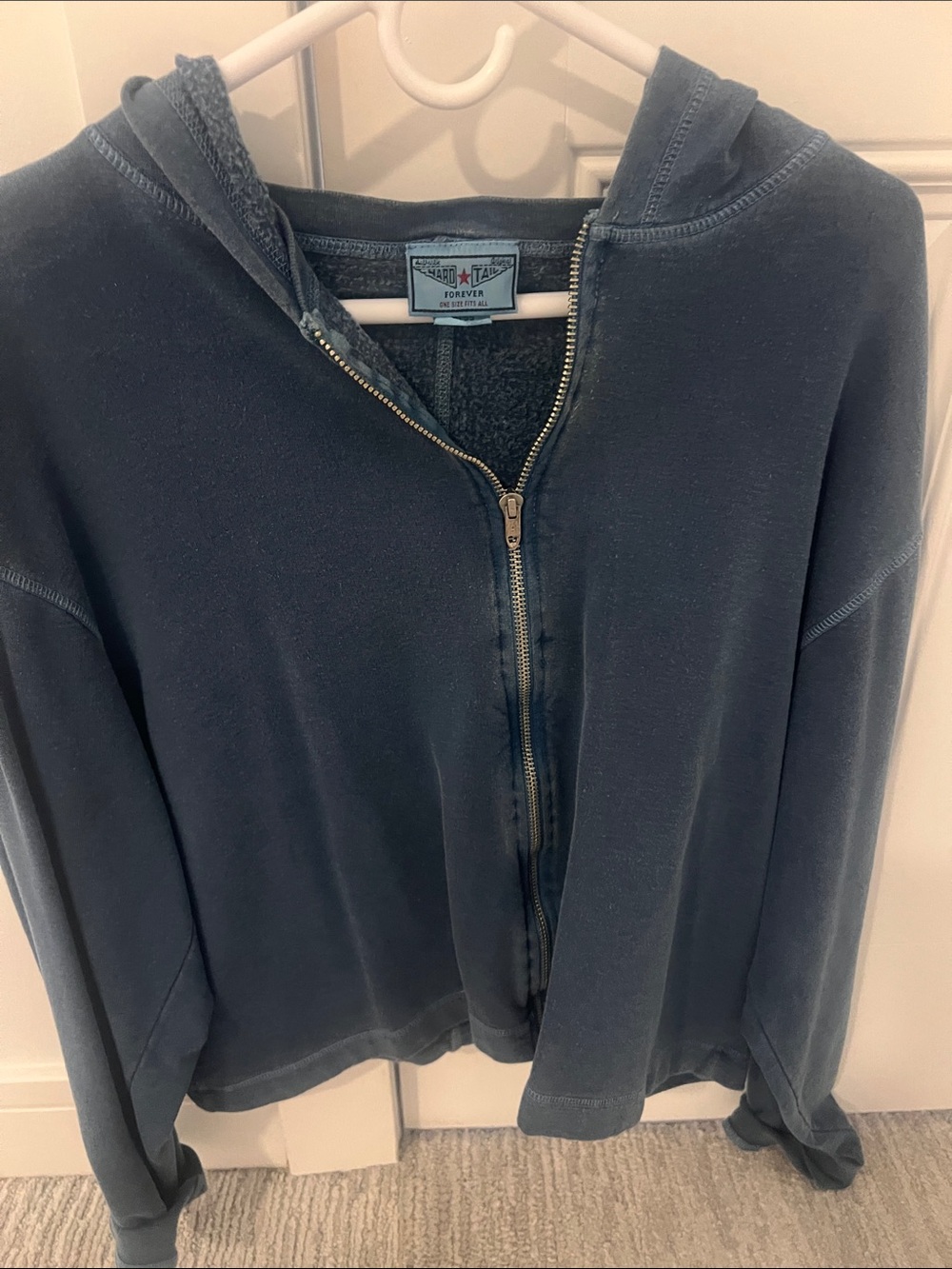 Hard Tail womans blue Full-Zip Hoodie